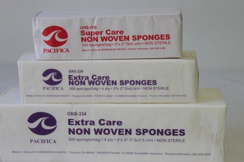 Super Care Gauze 2x2" Extra Thick, Super Absorbant.